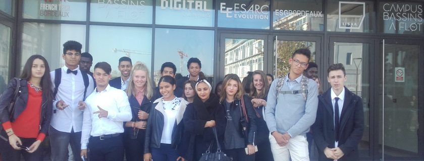 12 octobre 2017 : Les élèves de 1ère STMG 4 à la découverte des métiers du numérique avec L’École Digital Campus