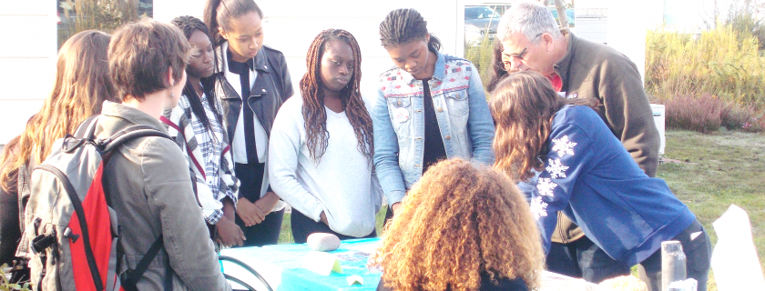 13 octobre 2017 : les élèves de seconde 1 au Bureau de Recherche Géologique et Minière de Pessac