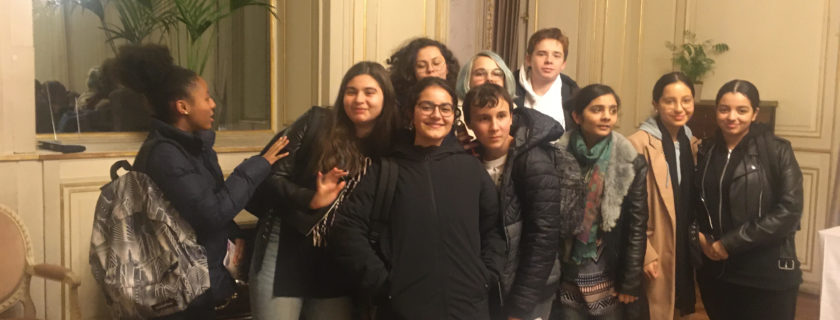 6 décembre 2019 : Les élèves de la section européenne anglais ont participé à un colloque « La Laïcité : entre singularité et pluralité » dans les salons de l’Hôtel de ville de Bordeaux