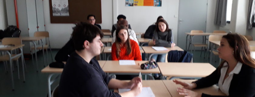 23 janvier 2020: les étudiants de 2ème année du BTS Assurance ont eu une piqûre de rappel relative à leur poste de conseiller en assurance…