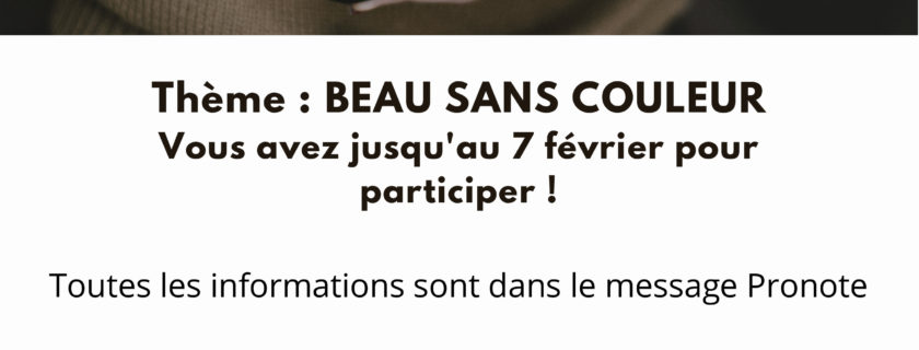 Exprimez votre talent !